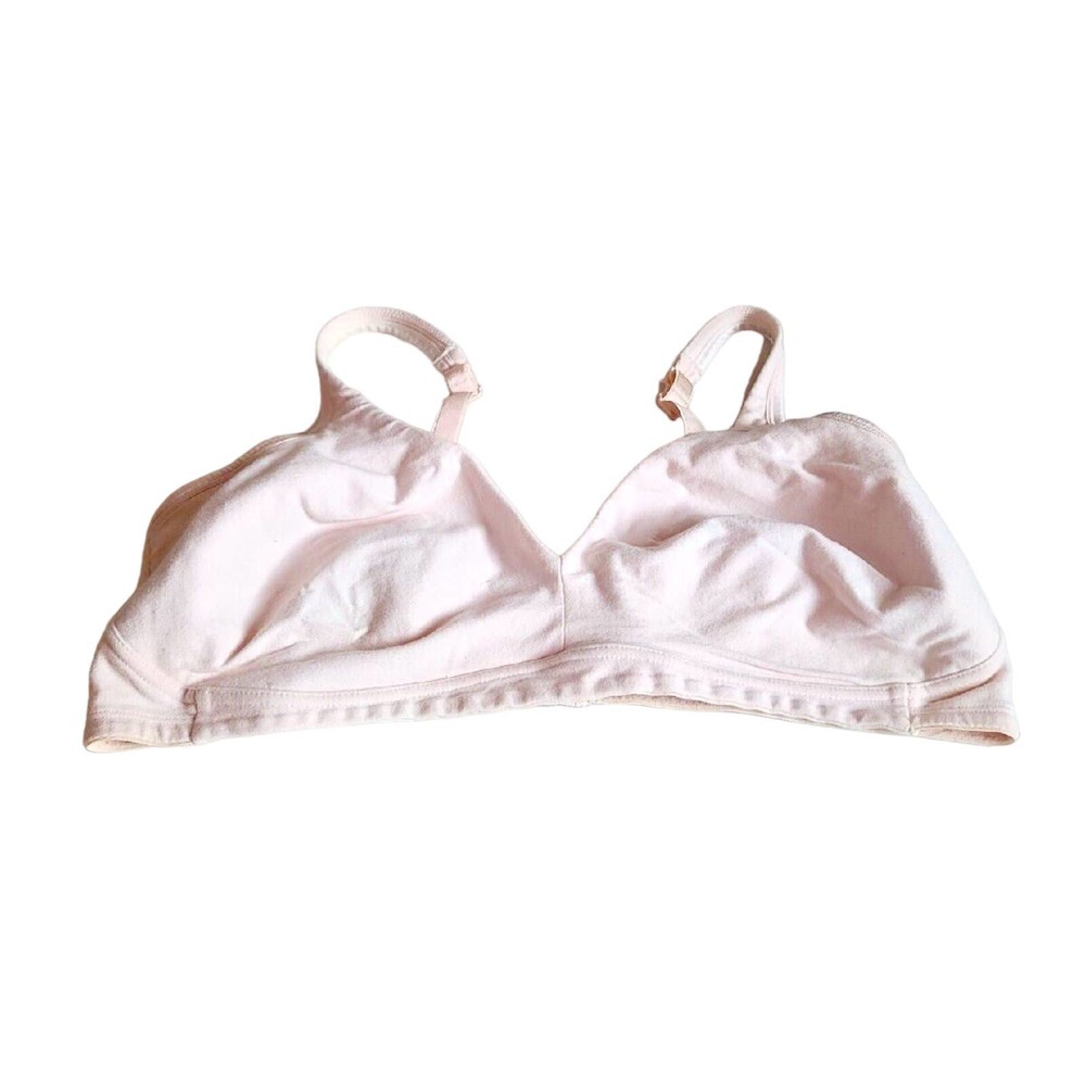 Playtex Light Pink Adjustable Straps Wire Free T-Shirt Bra Womans‎ Size 44D